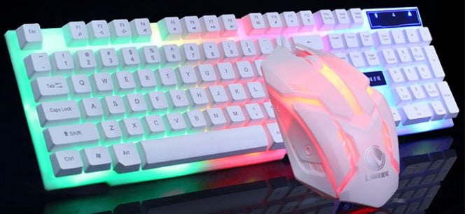 GTX300 Gaming Keyboard Mouse Glowing Set