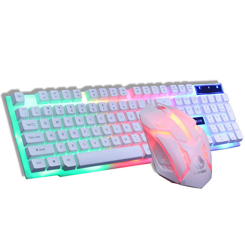 GTX300 Gaming Keyboard Mouse Glowing Set